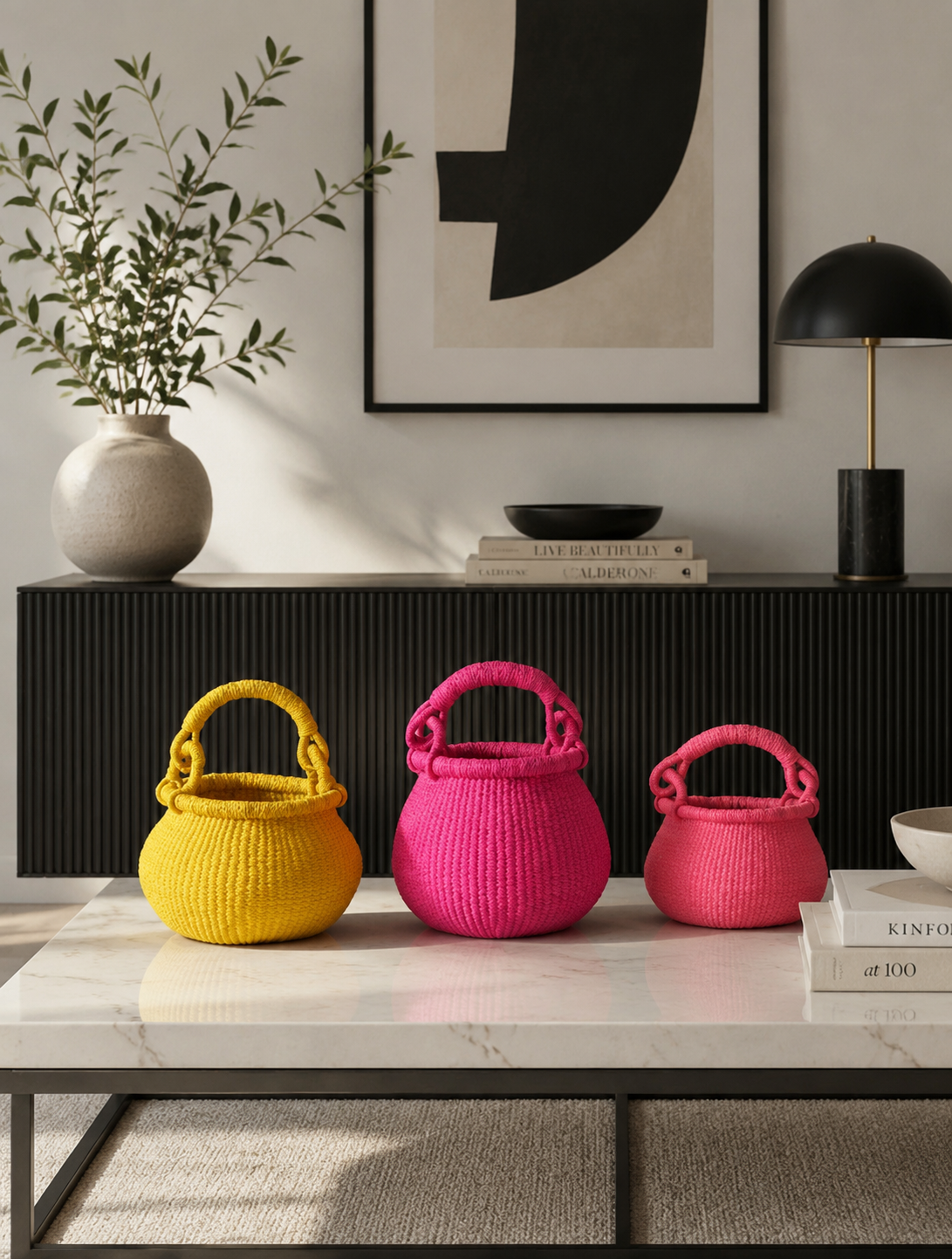 Handwoven Safi baskets