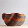 African royal wave bolga basket - SAFI-WB24