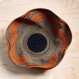 African royal wave bolga basket